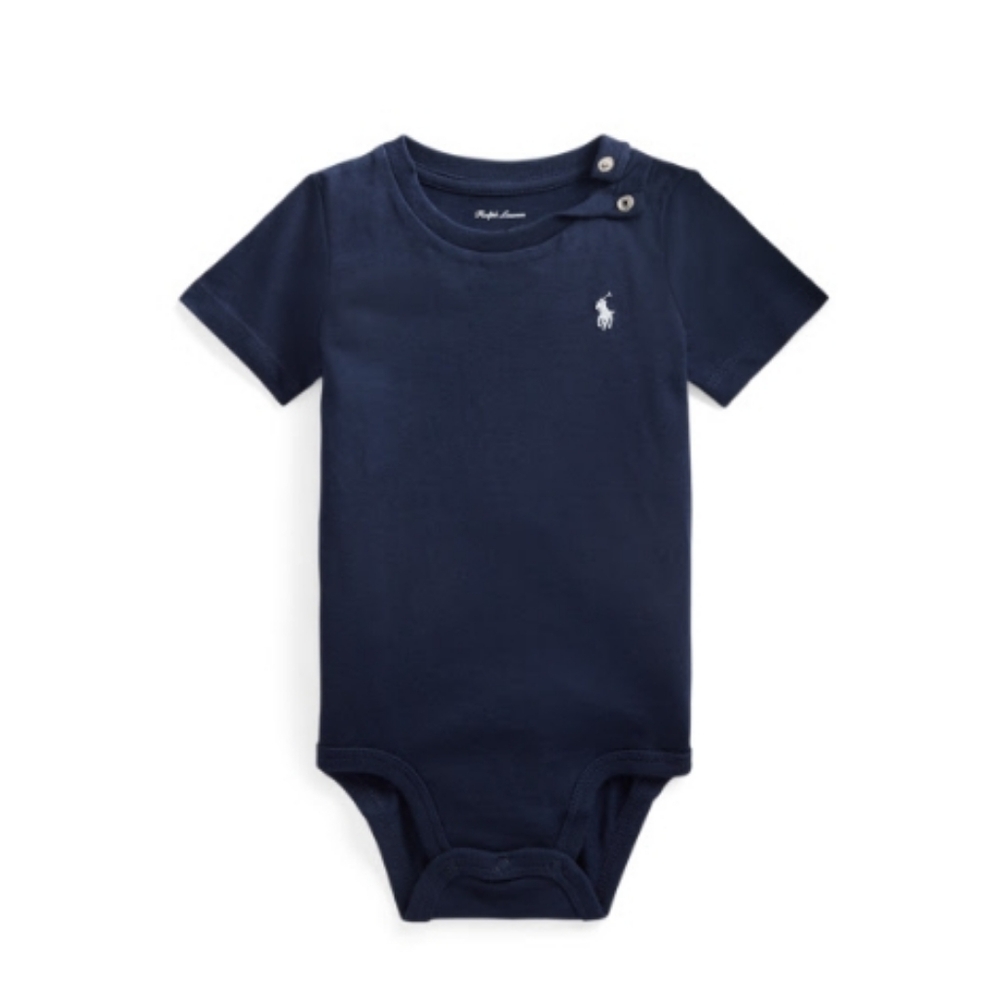 Ralph Lauren cotton body suit in navy 9M